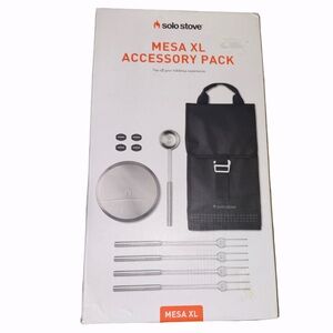 Solo Stove 10 pc Mesa XL Tabletop Firepit Tool Kit Stainless Steel 
New in Box